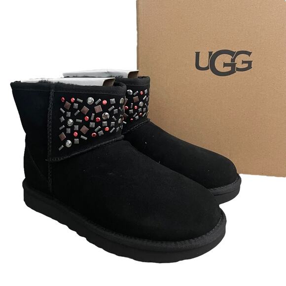 UGG Womens Classic Mini Studs ll Boots 1119101 Size 8 - Picture 3 of 12
